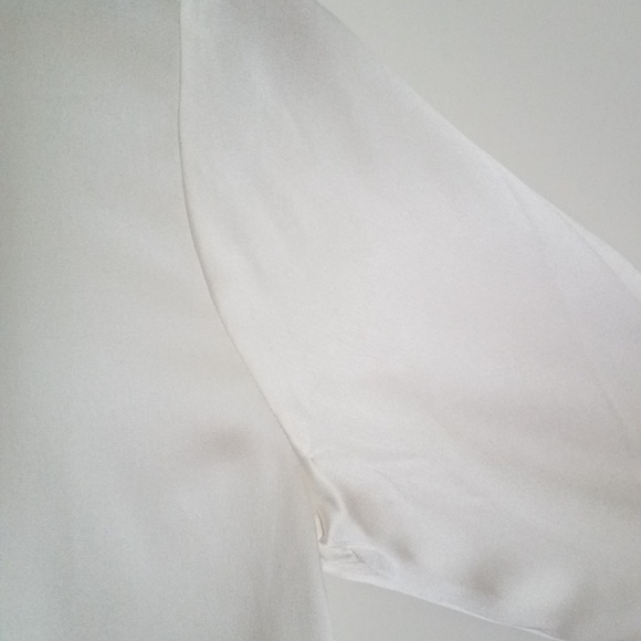Ann Taylor Silk Blouse, size XSP, Winter White - Picture 5 of 7